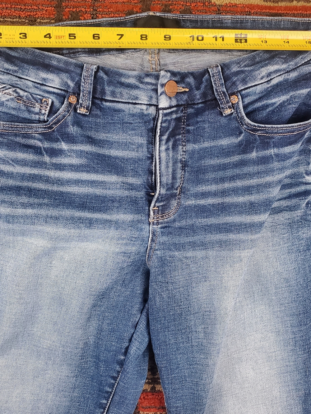 Buckle Black Fit No. 53 Straight Jeans Women's 31x32 Blue Stretch - Picture 4 of 13